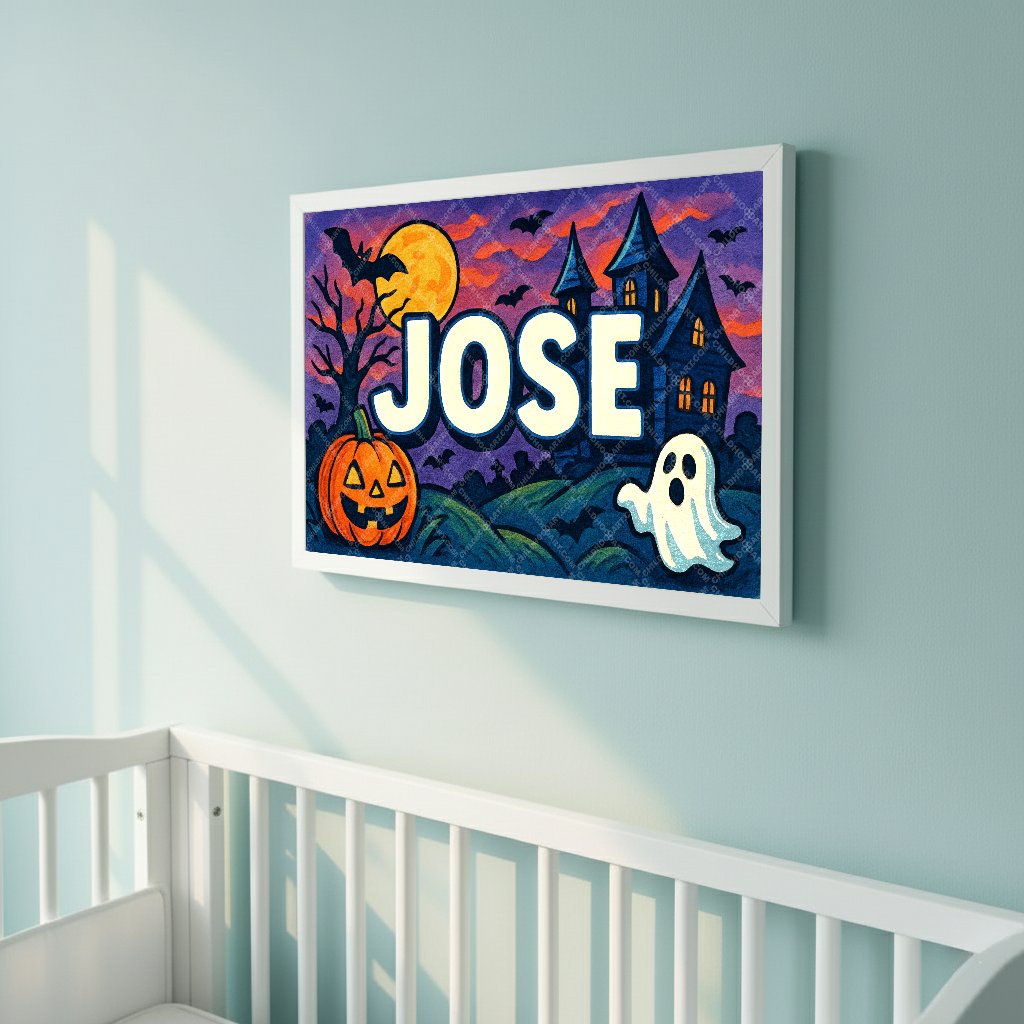 Personalized name art for Jose