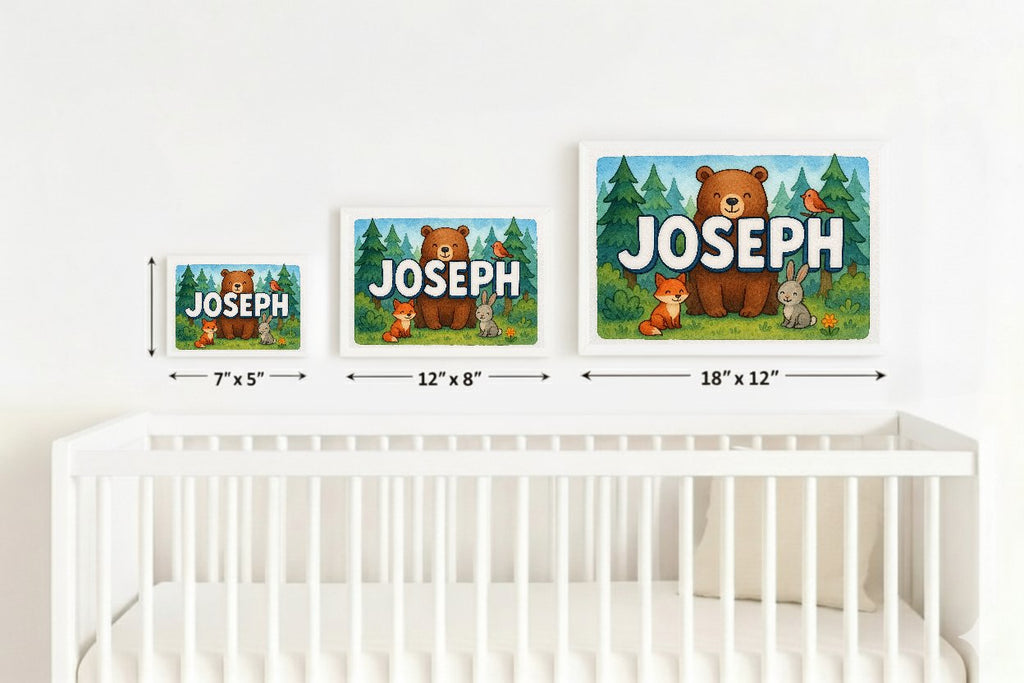 Personalized name art for Joseph