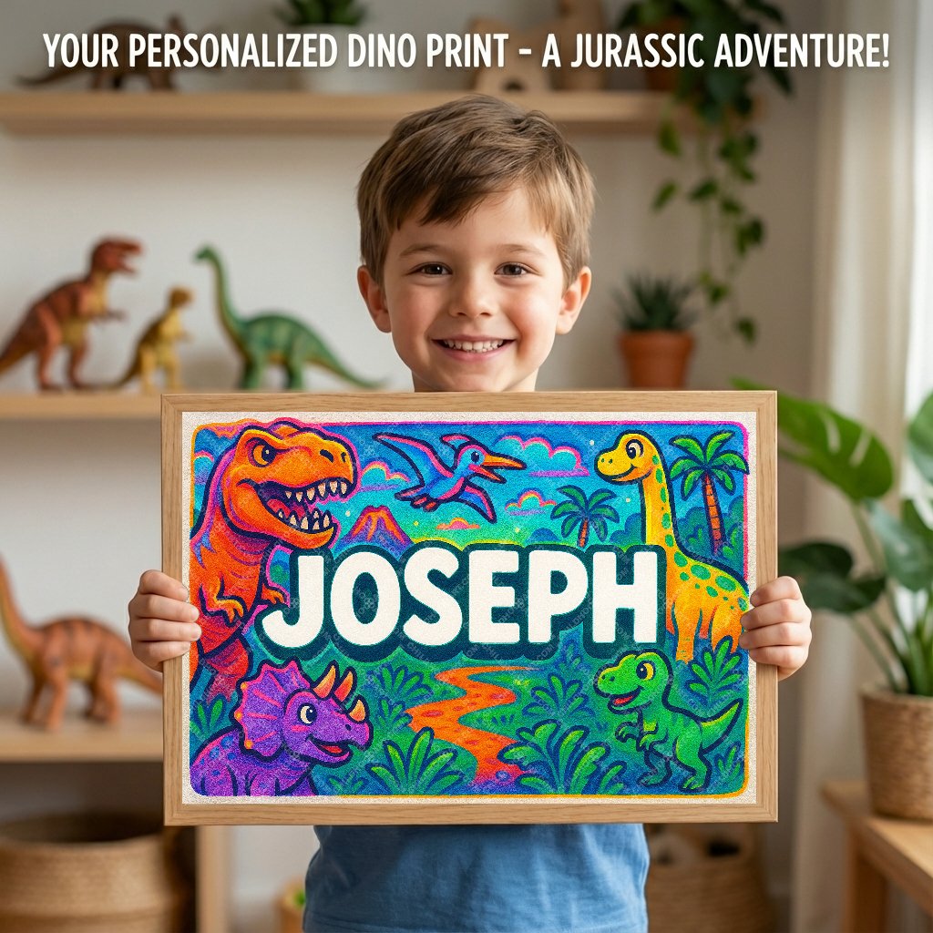 Personalized name art for Joseph