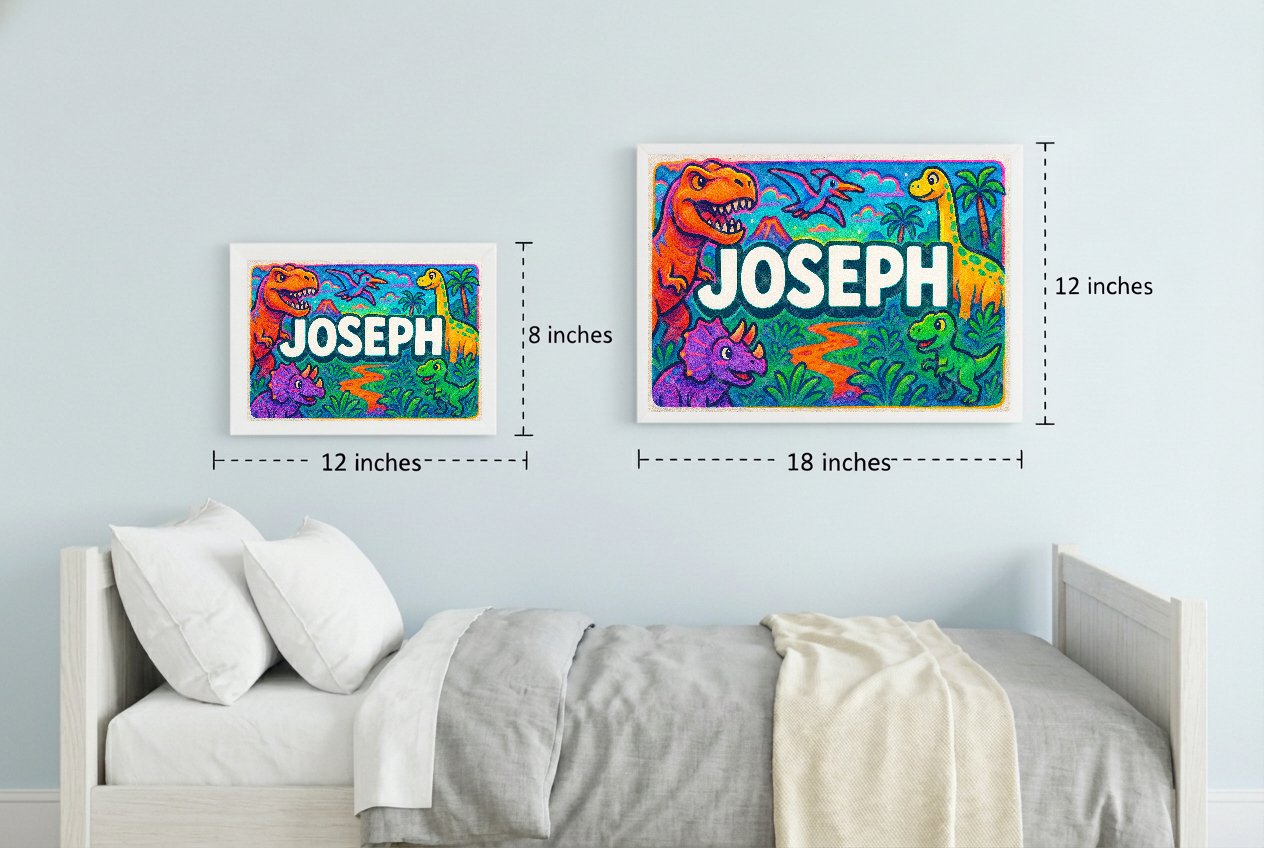 Personalized name art for Joseph
