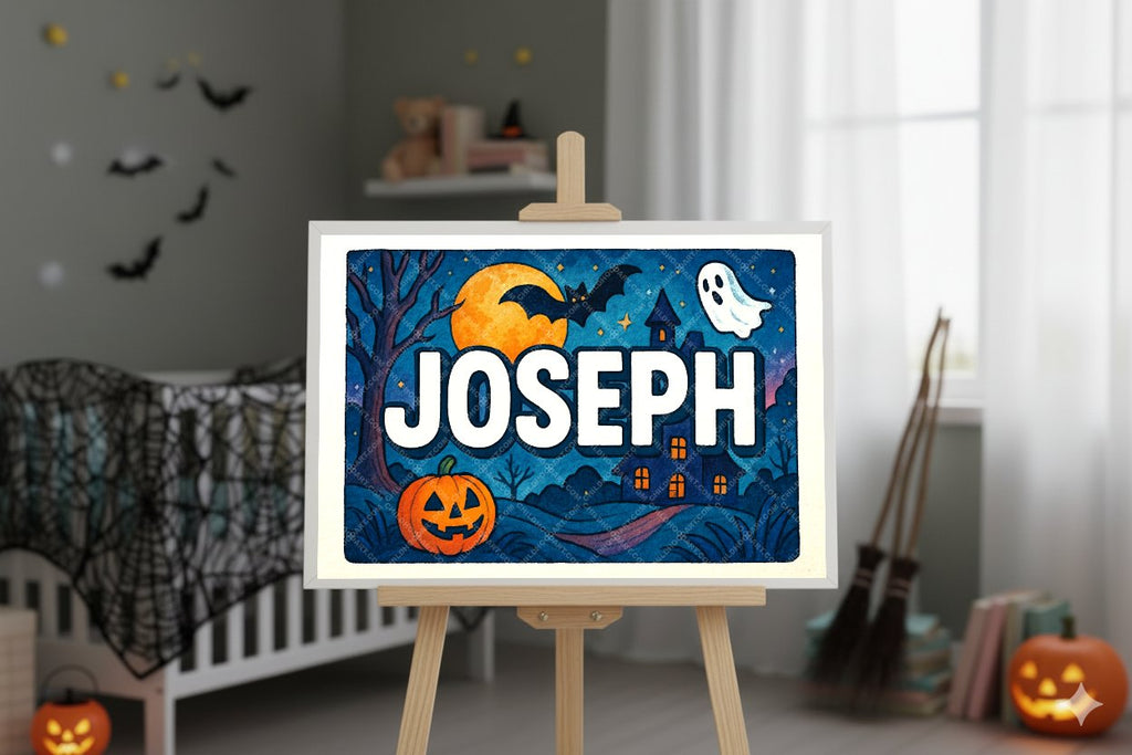 Personalized name art for Joseph