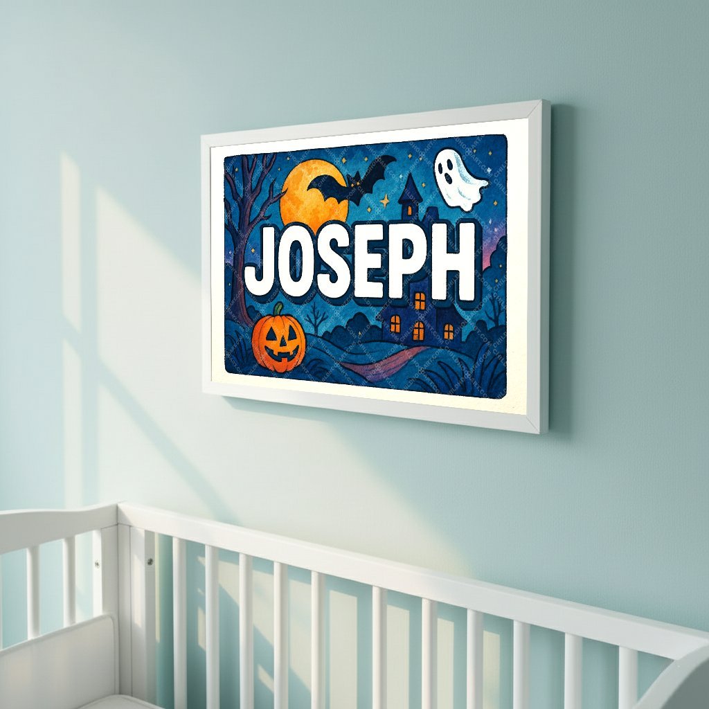 Personalized name art for Joseph