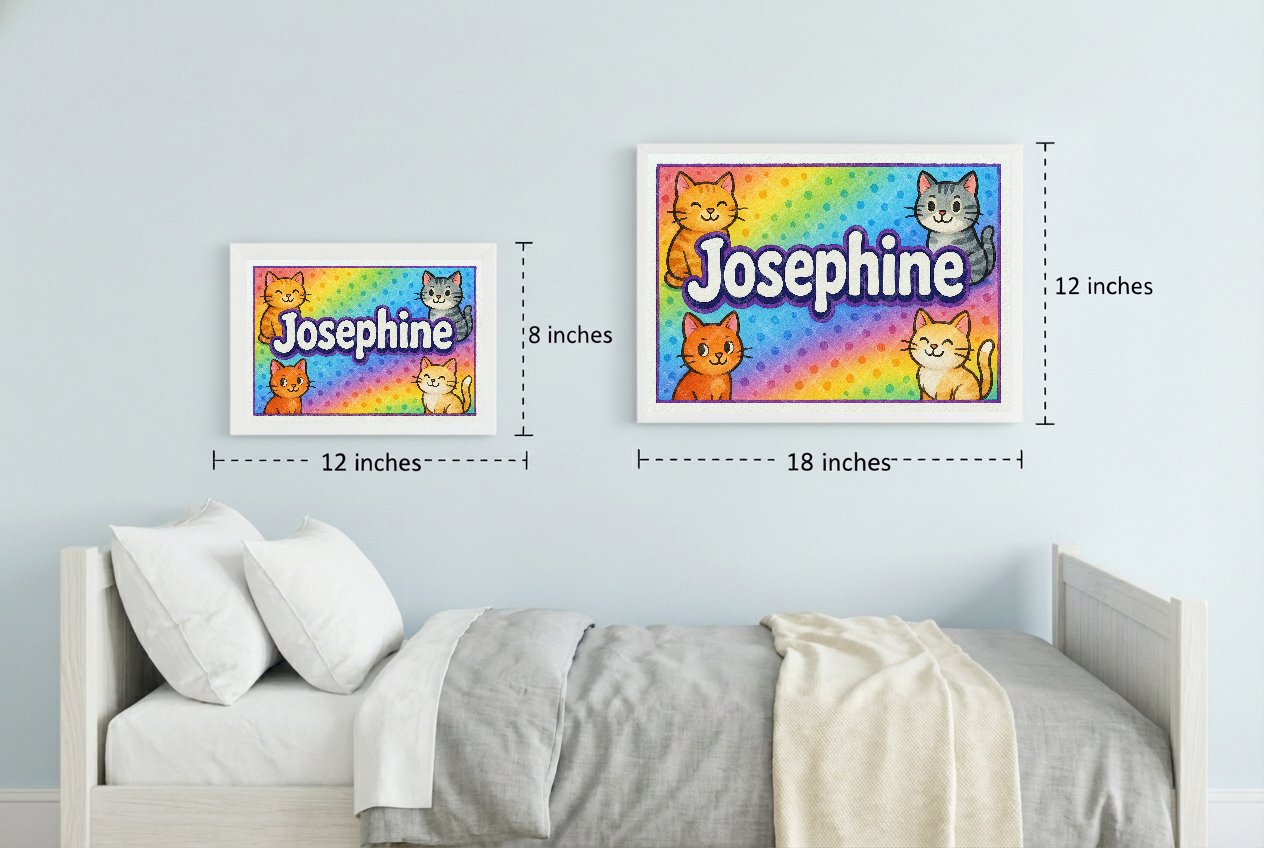 Personalized name art for Josephine