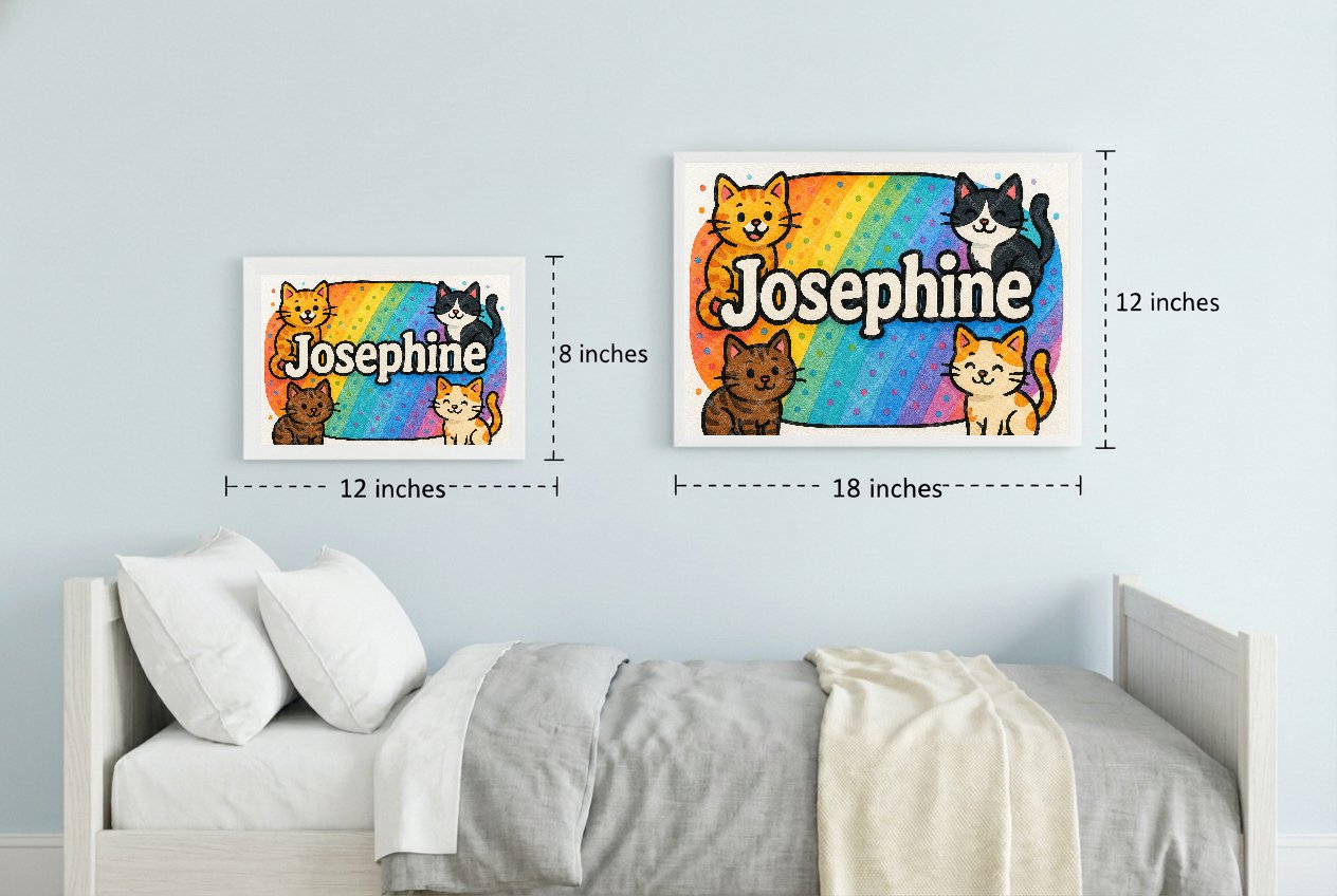 Personalized name art for Josephine