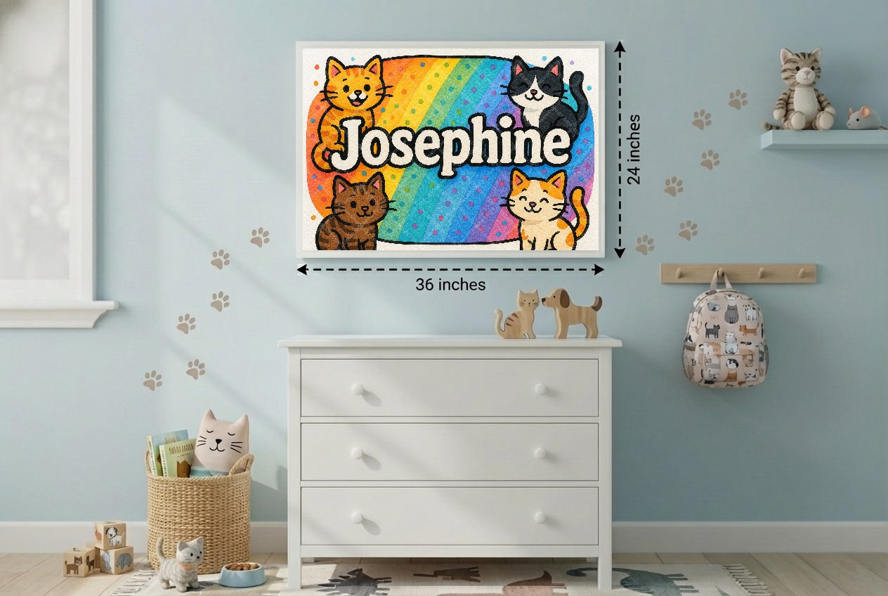 Personalized name art for Josephine
