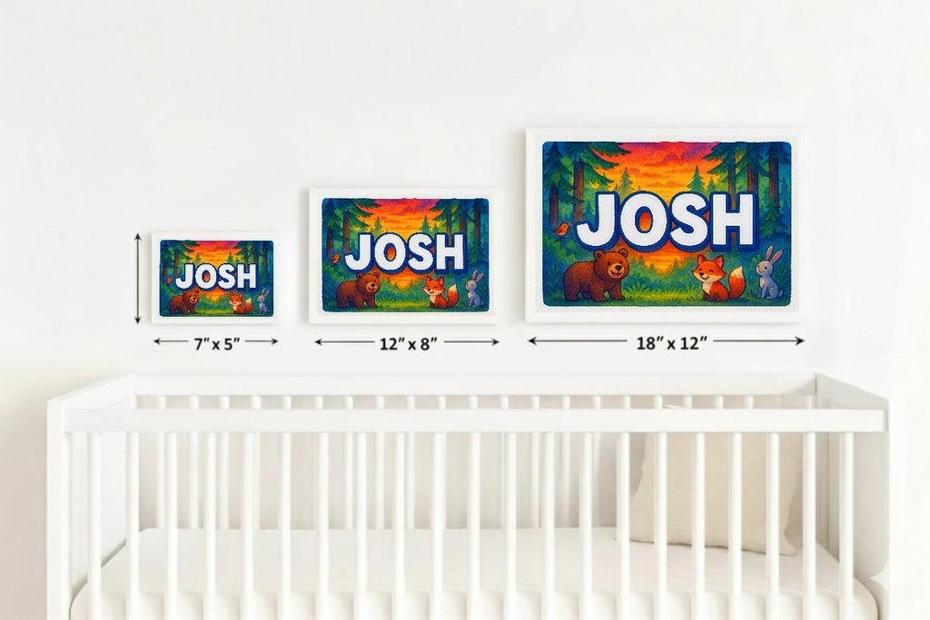 Personalized name art for Josh