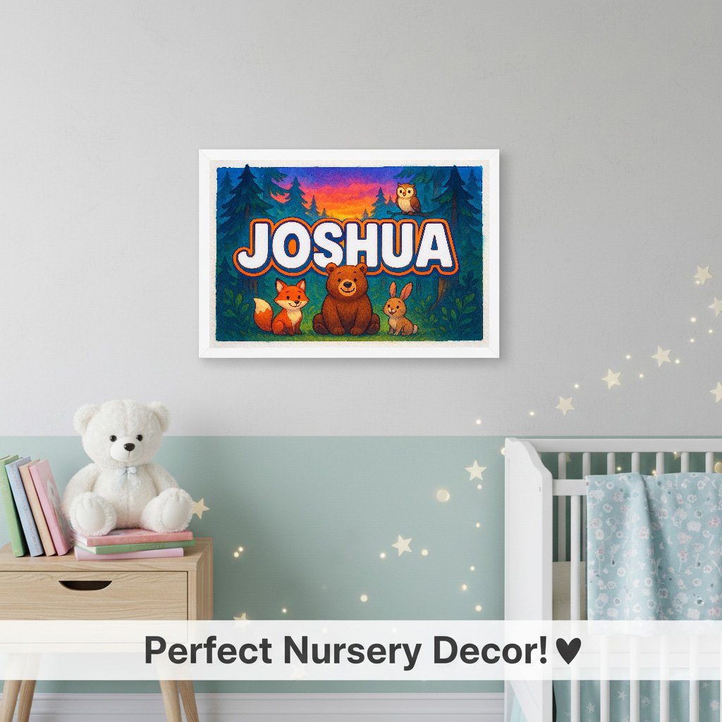 Personalized name art for Joshua