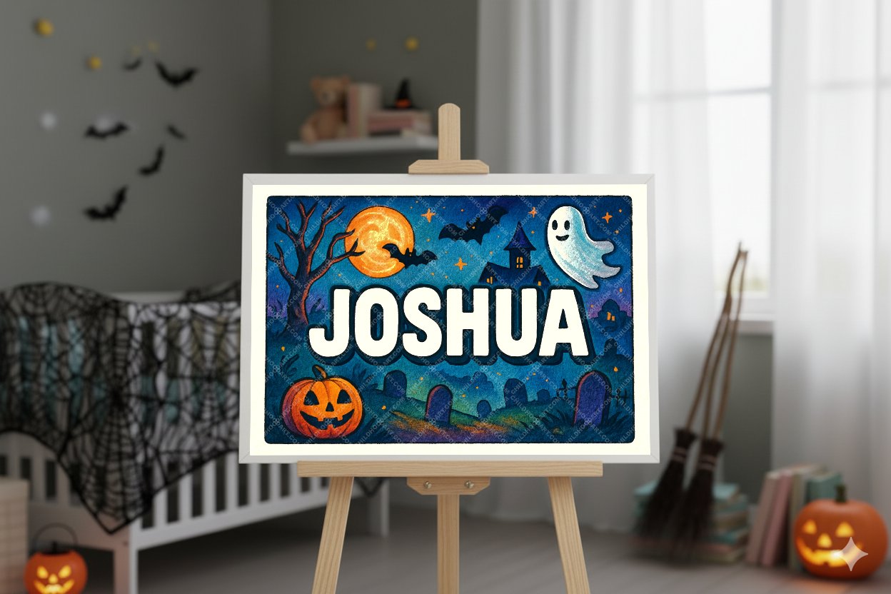 Personalized name art for Joshua