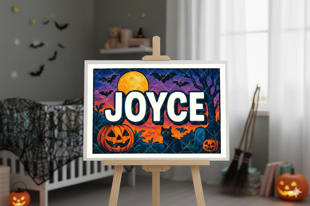 Personalized name art for Joyce