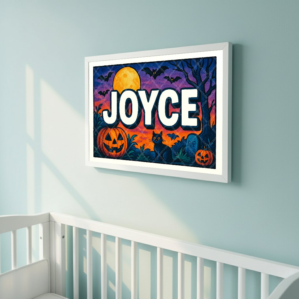 Personalized name art for Joyce