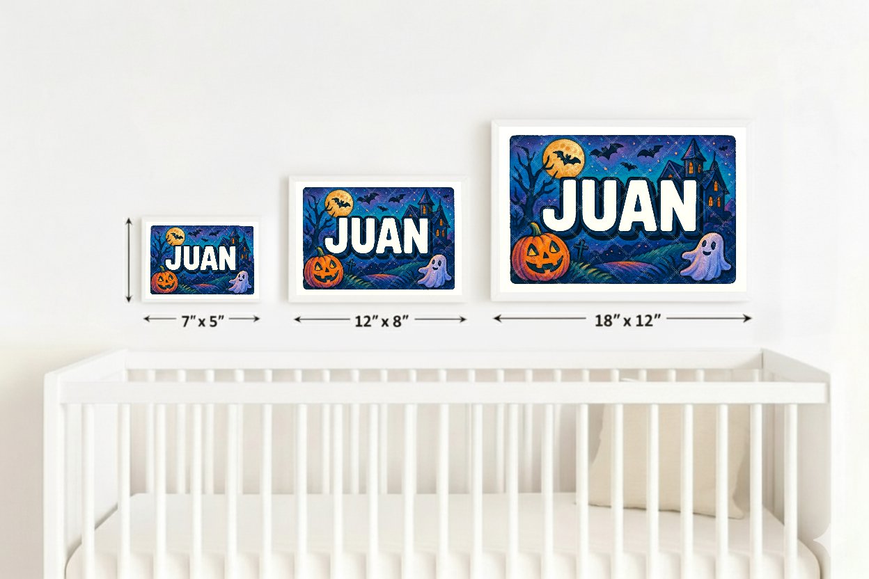 Personalized name art for Juan