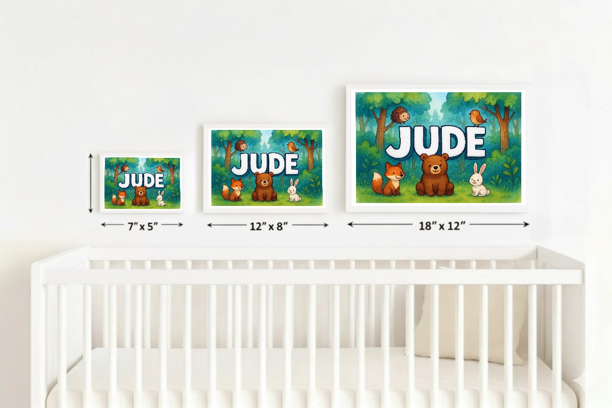 Personalized name art for Jude