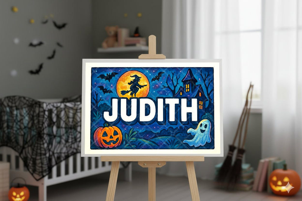 Personalized name art for Judith