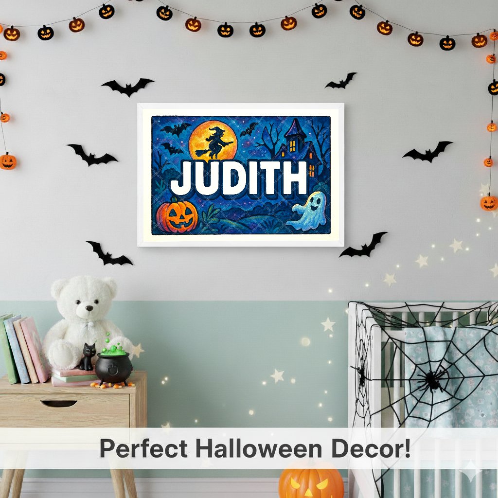 Personalized name art for Judith