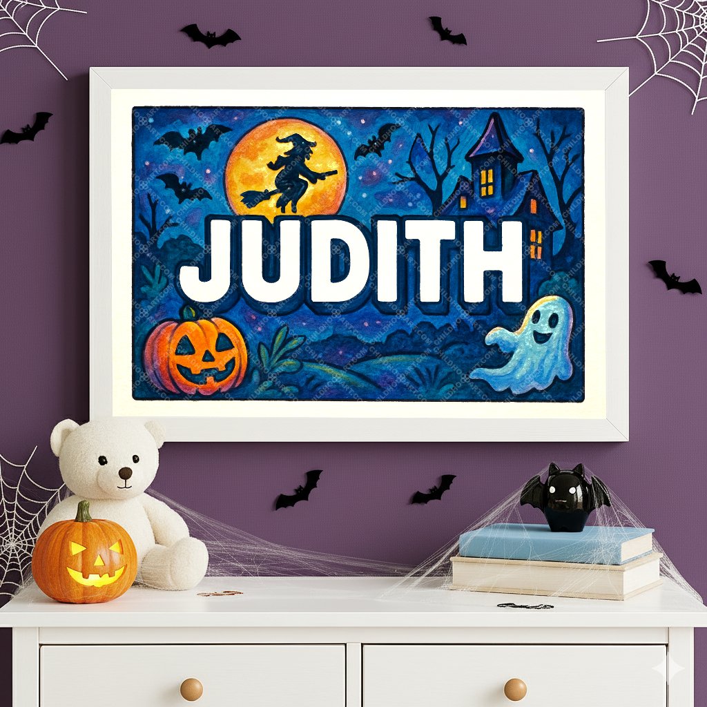 Personalized name art for Judith