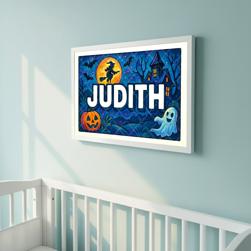 Personalized name art for Judith
