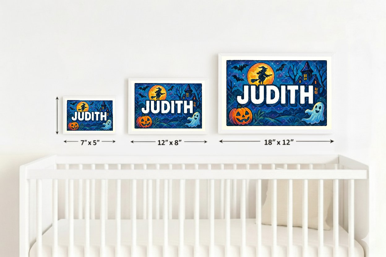 Personalized name art for Judith