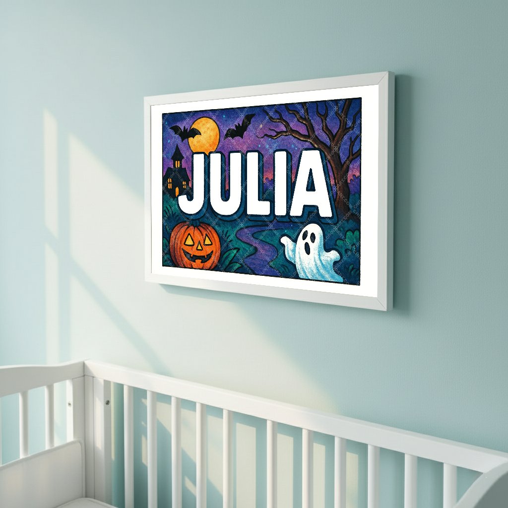 Personalized name art for Julia