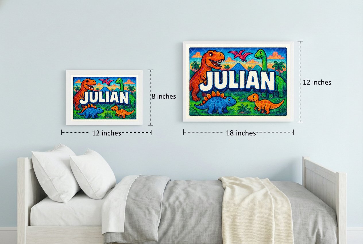 Personalized name art for Julian