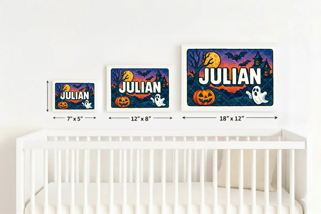 Personalized name art for Julian