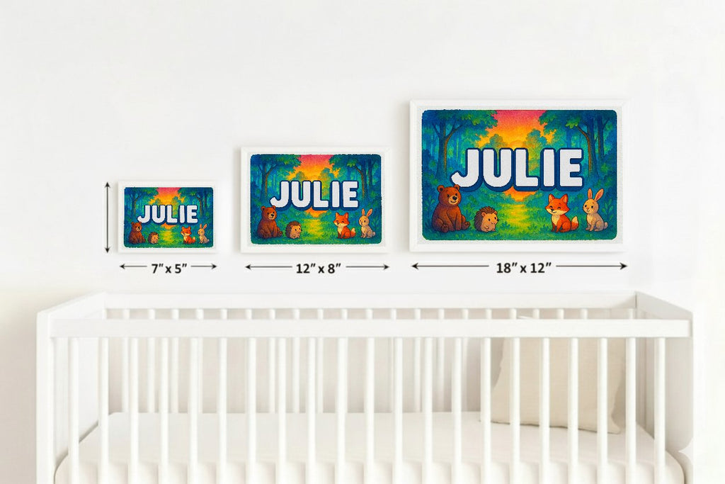Personalized name art for Julie