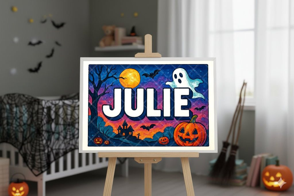Personalized name art for Julie