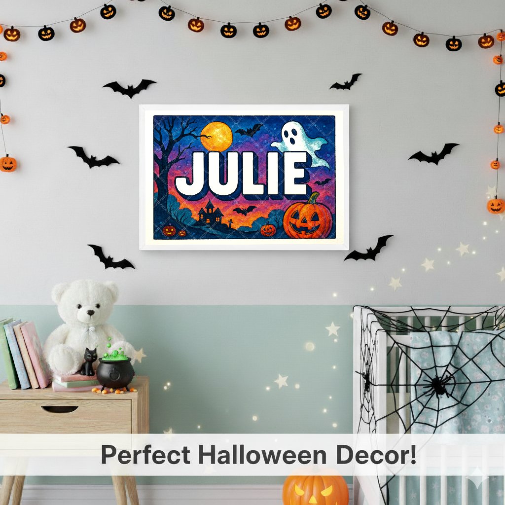 Personalized name art for Julie