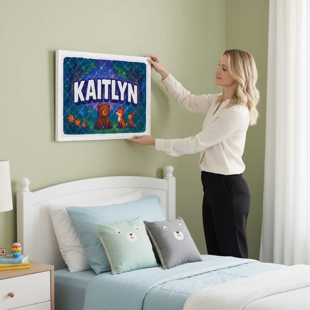Personalized name art for Kaitlyn