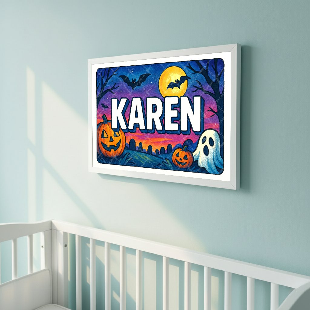 Personalized name art for Karen