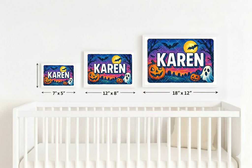 Personalized name art for Karen
