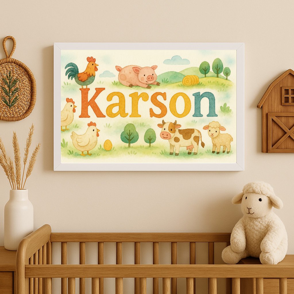 Karson's Customized Farm Name Art 01