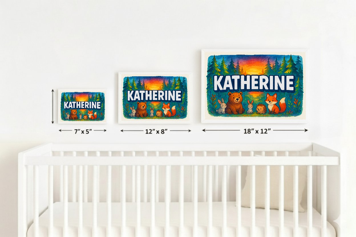 Personalized name art for Katherine