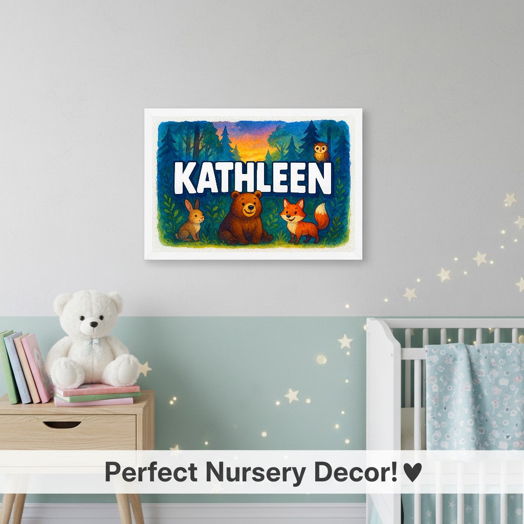 Personalized name art for Kathleen