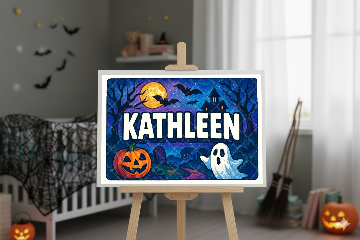 Personalized name art for Kathleen