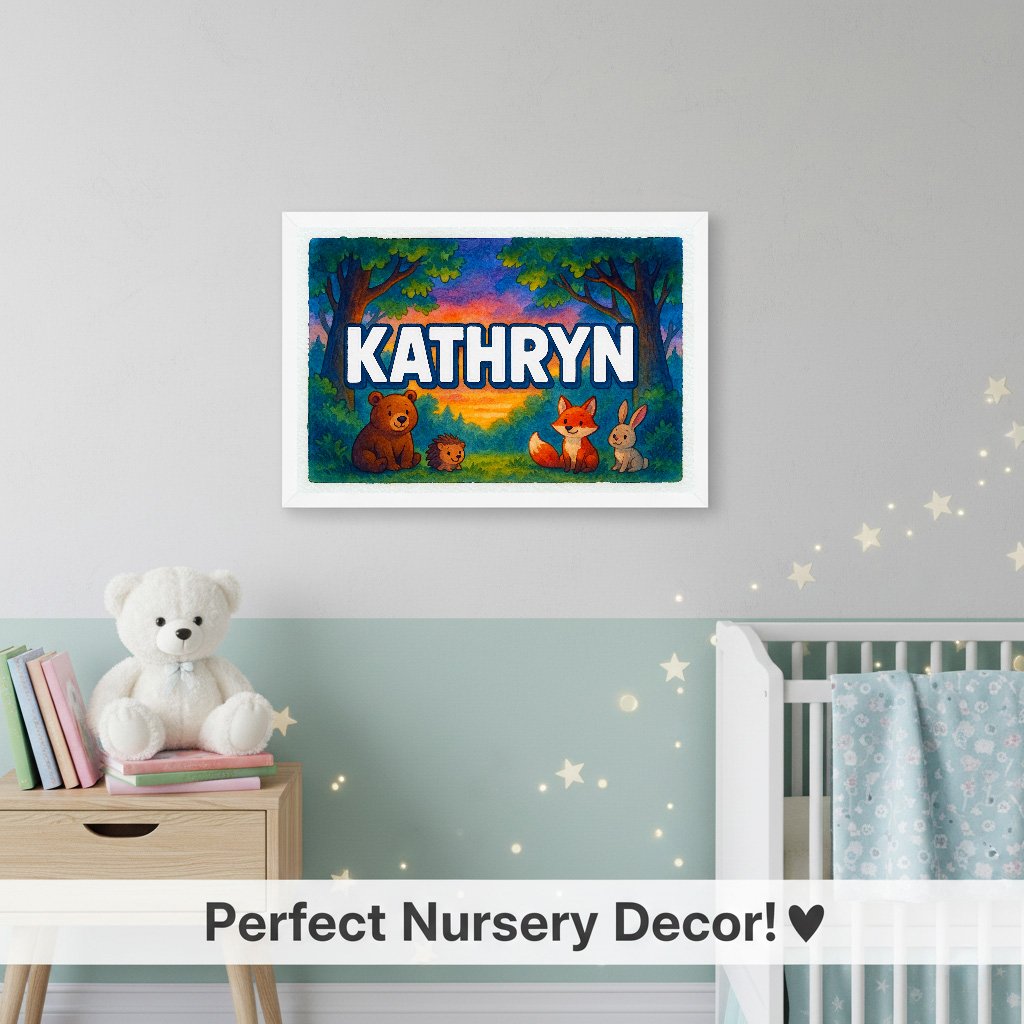 Personalized name art for Kathryn