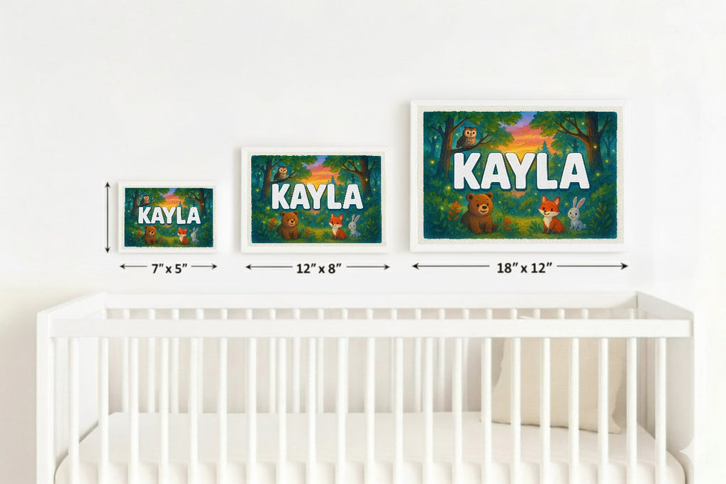 Personalized name art for Kayla