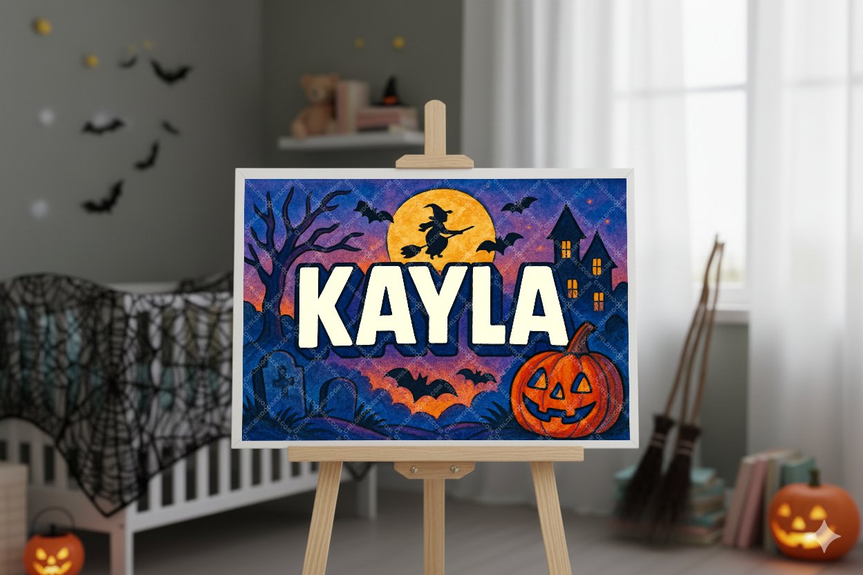 Personalized name art for Kayla