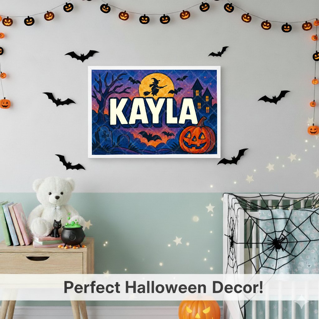 Personalized name art for Kayla