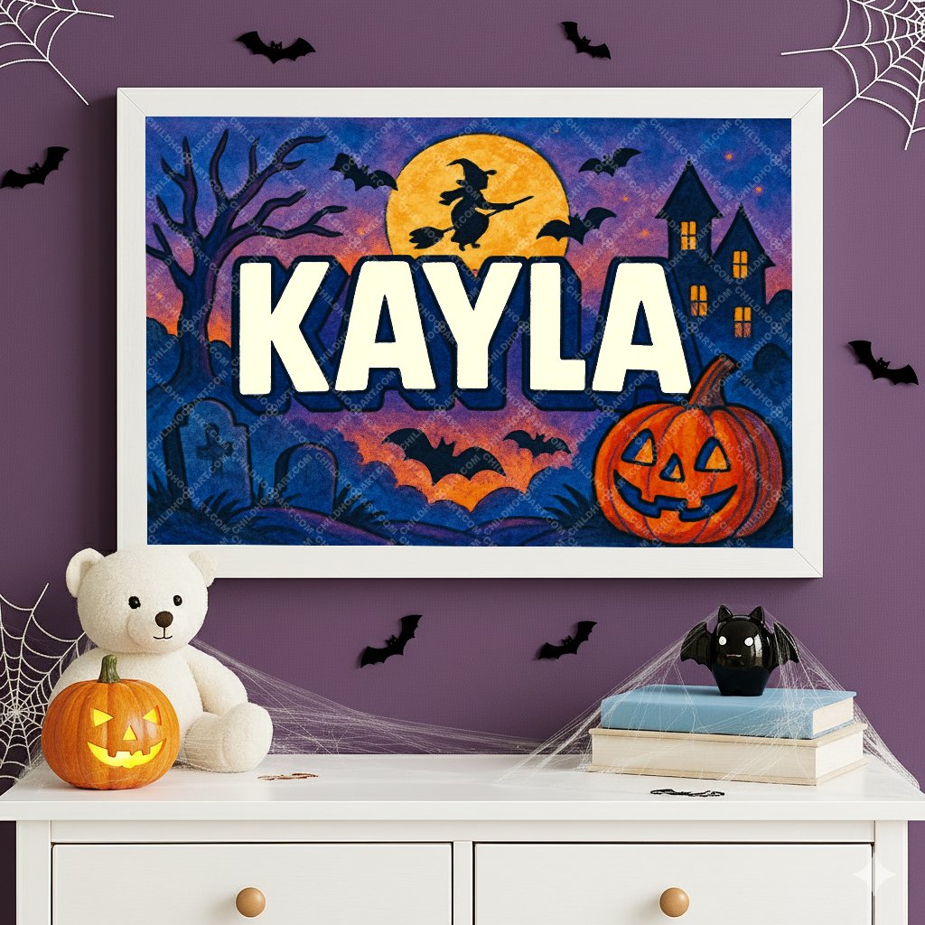Personalized name art for Kayla
