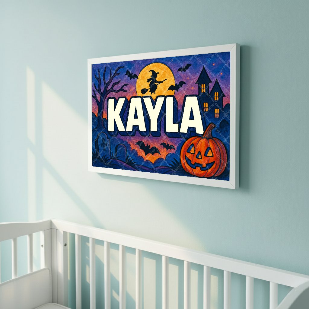 Personalized name art for Kayla