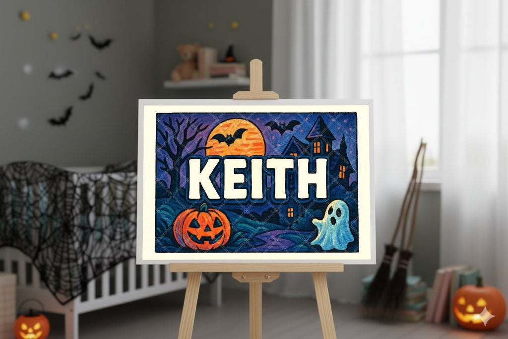 Personalized name art for Keith
