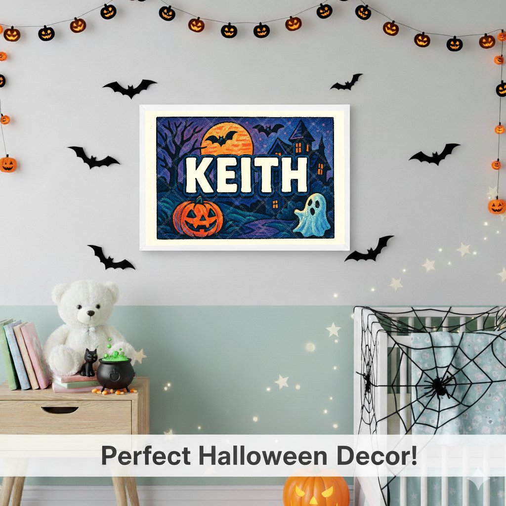 Personalized name art for Keith