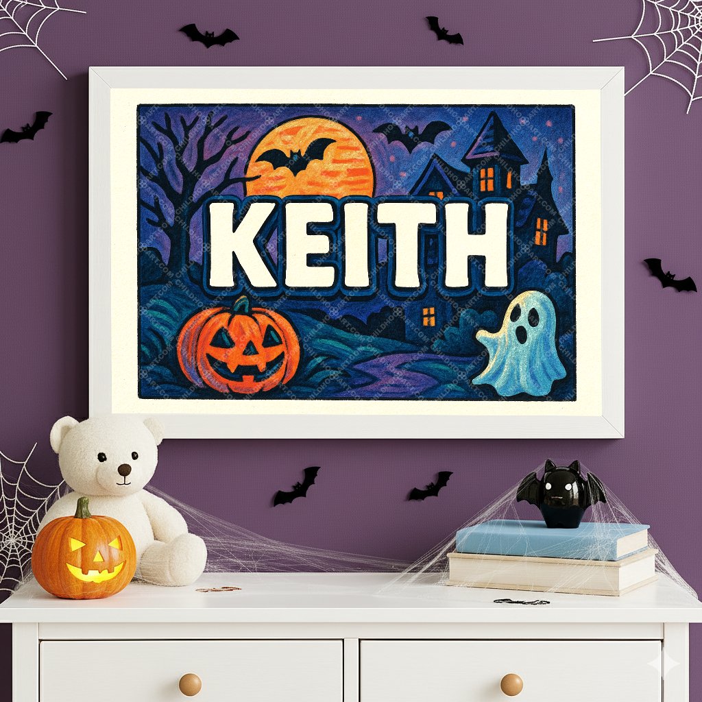 Personalized name art for Keith