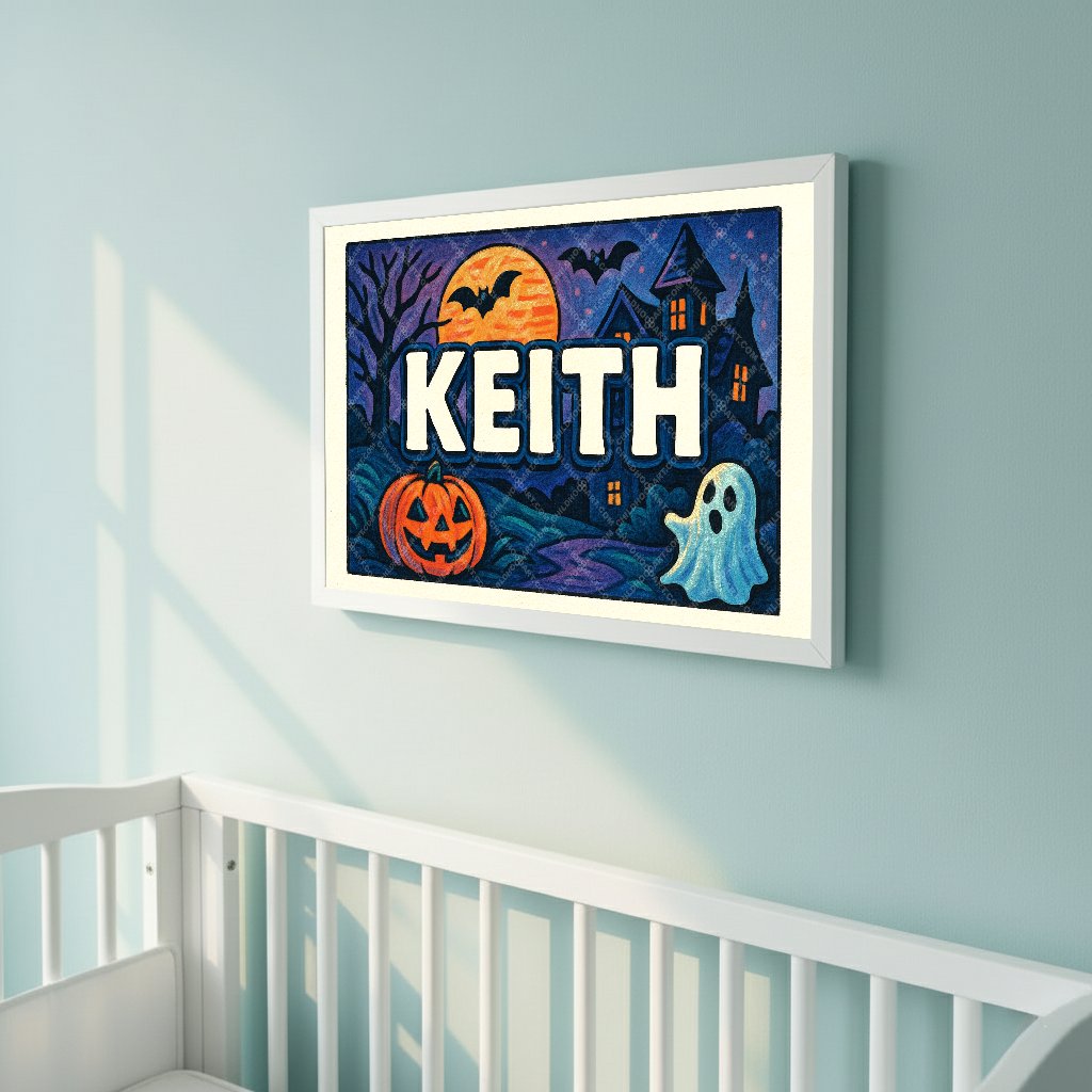 Personalized name art for Keith