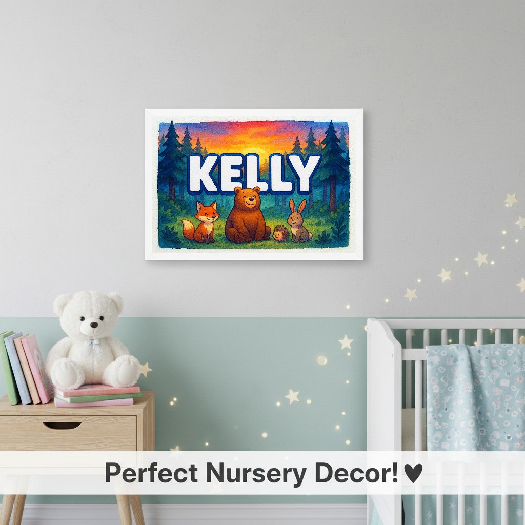 Personalized name art for Kelly