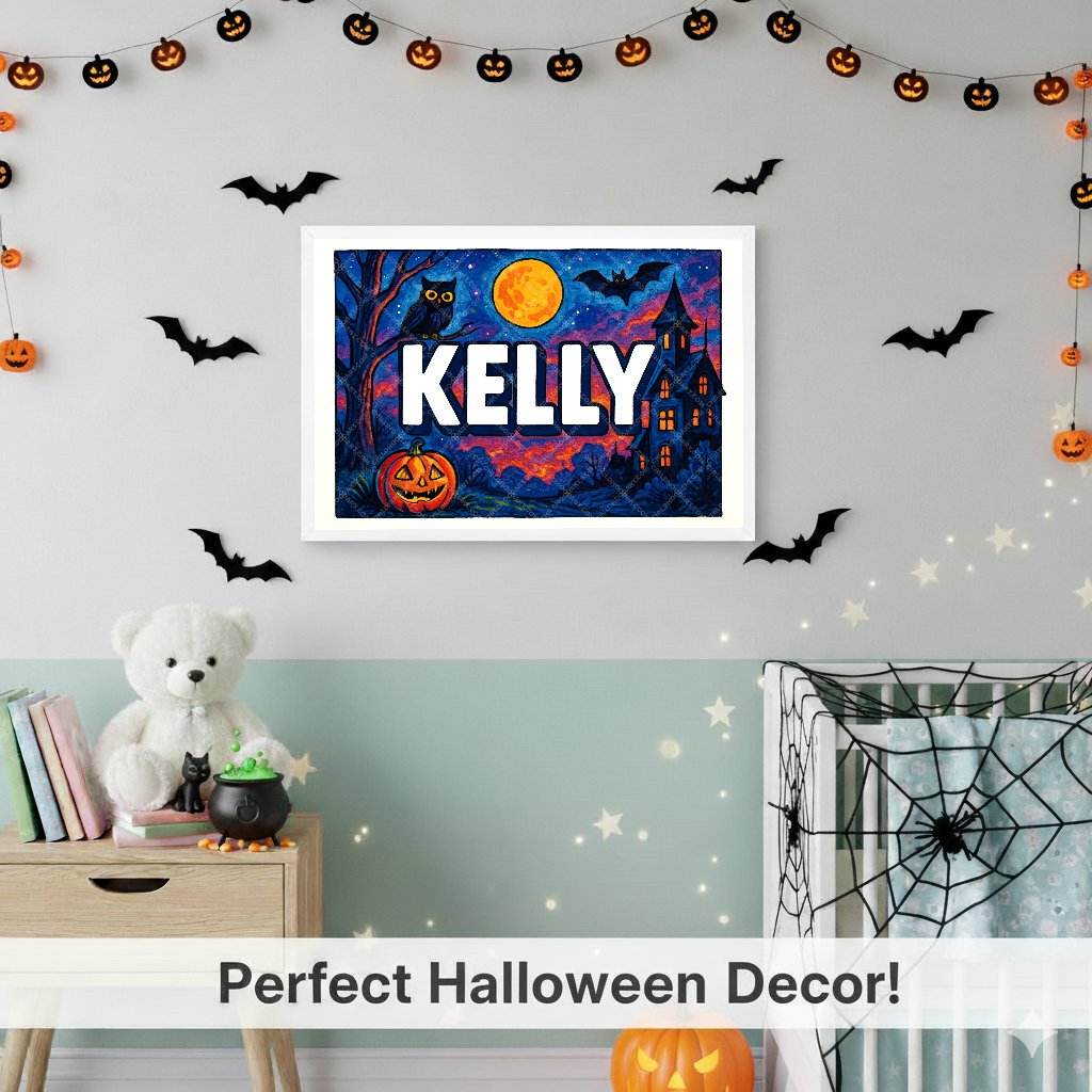 Personalized name art for Kelly