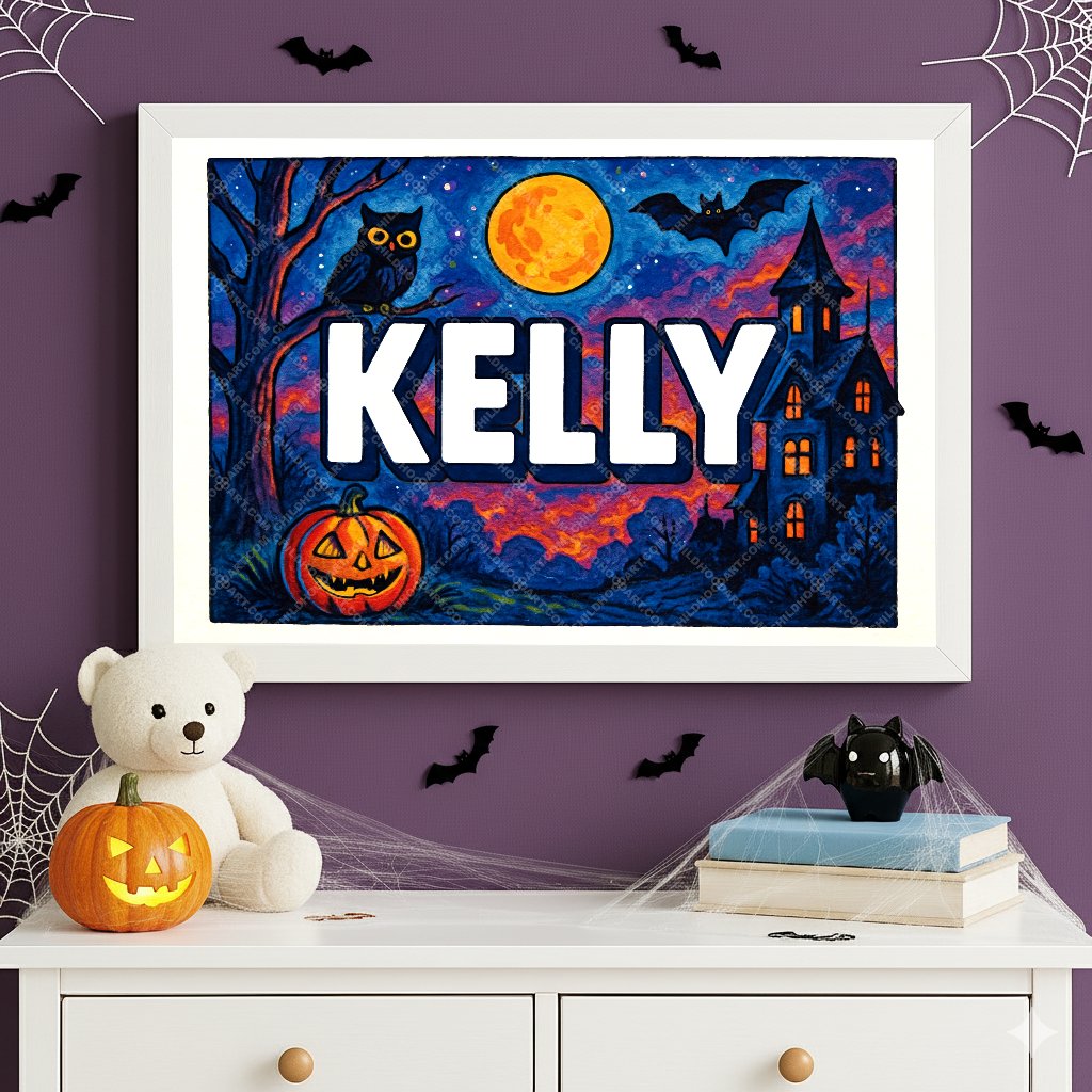 Personalized name art for Kelly