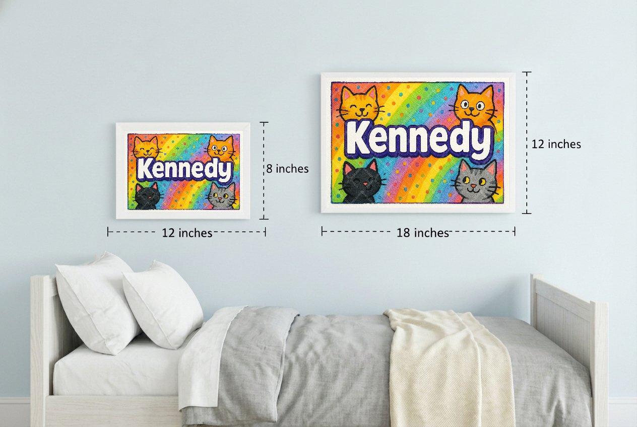 Personalized name art for Kennedy