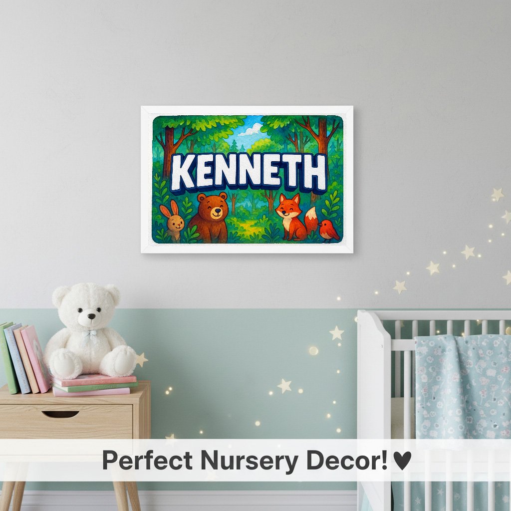 Personalized name art for Kenneth