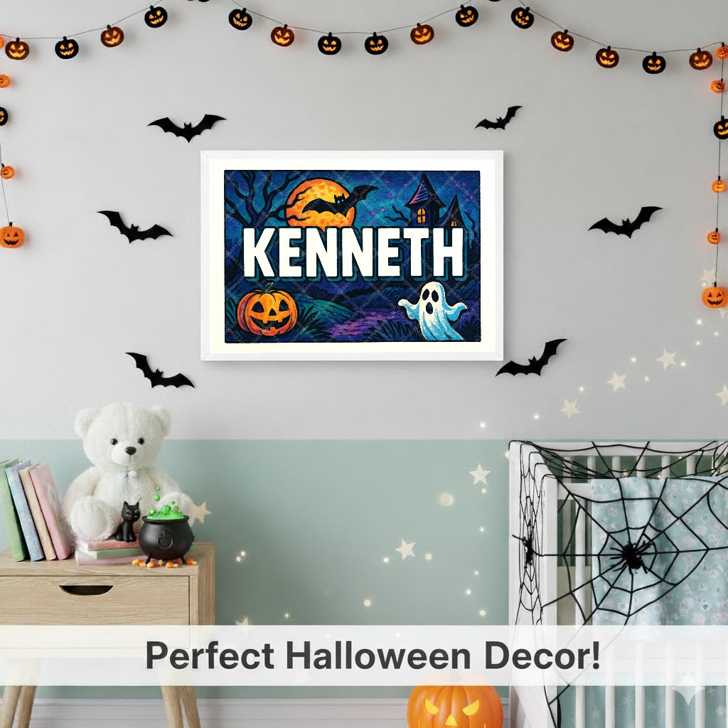 Personalized name art for Kenneth